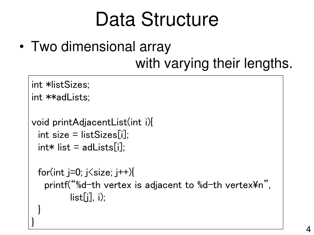 data structure