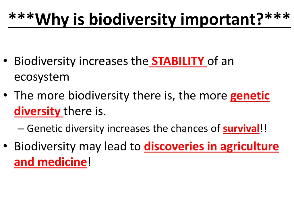 why is biodiversity important