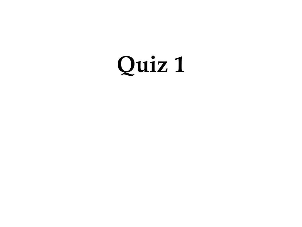 quiz 1