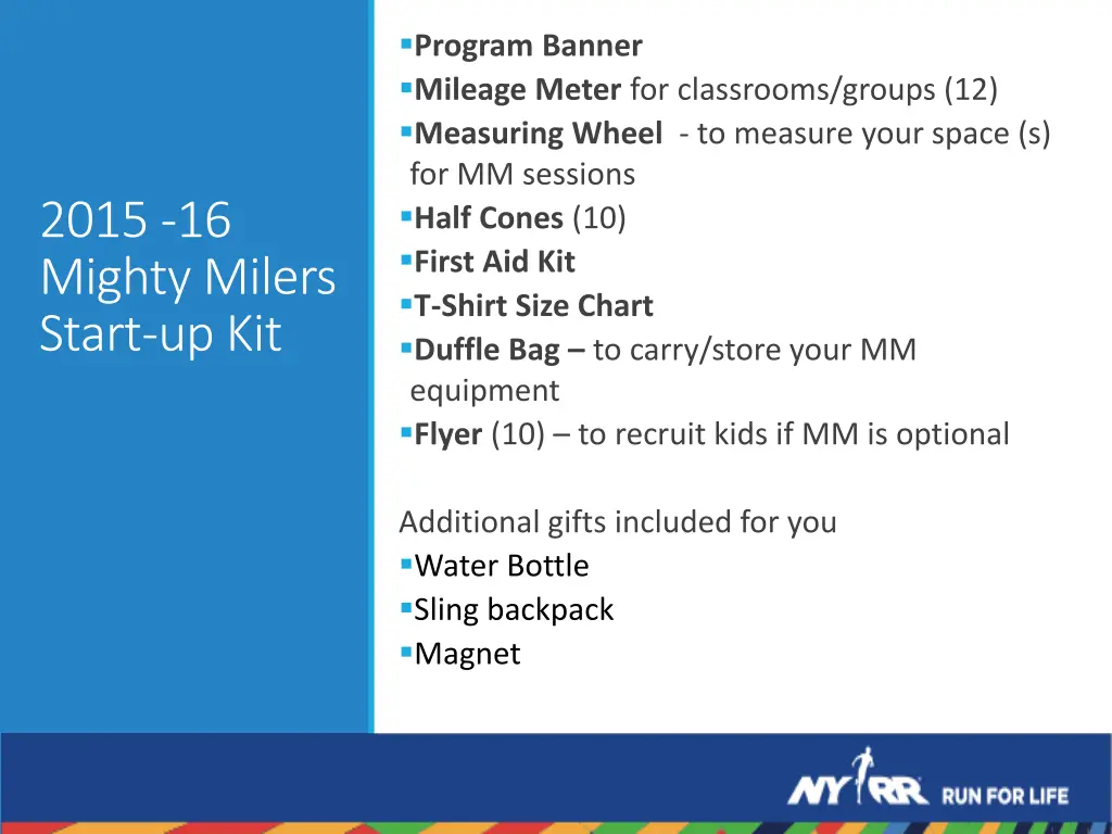 program banner mileage meter for classrooms