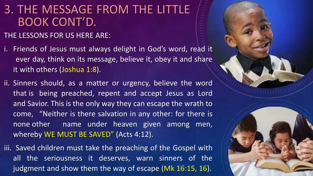 3 the message from the little book cont d 1