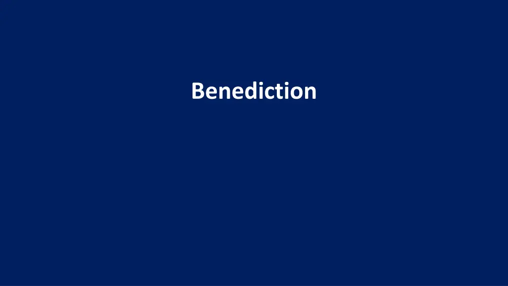 benediction