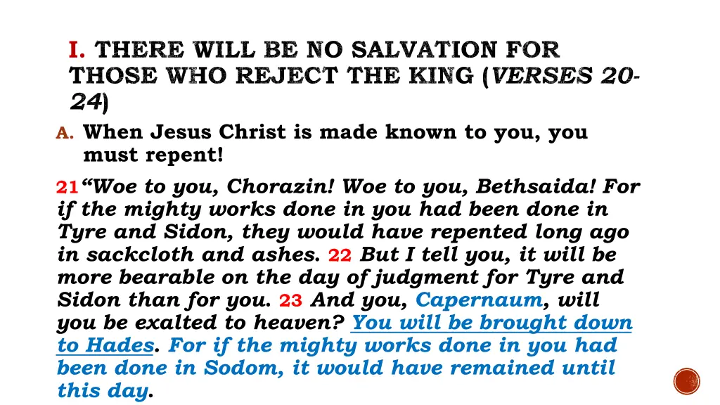 i there will be no salvation for those who reject 2