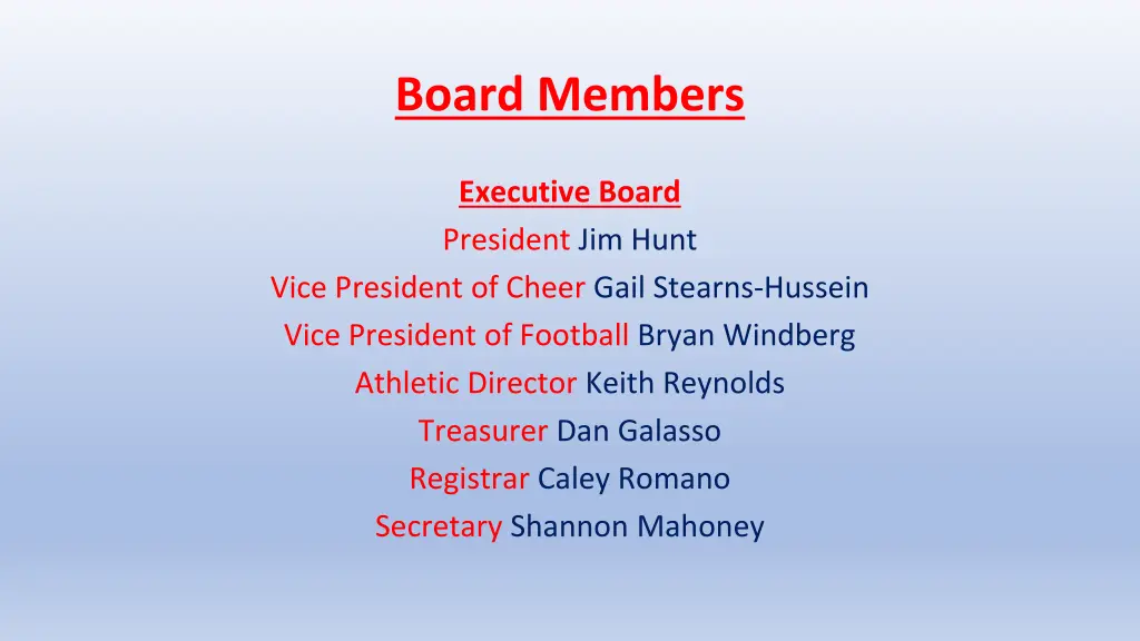 board members