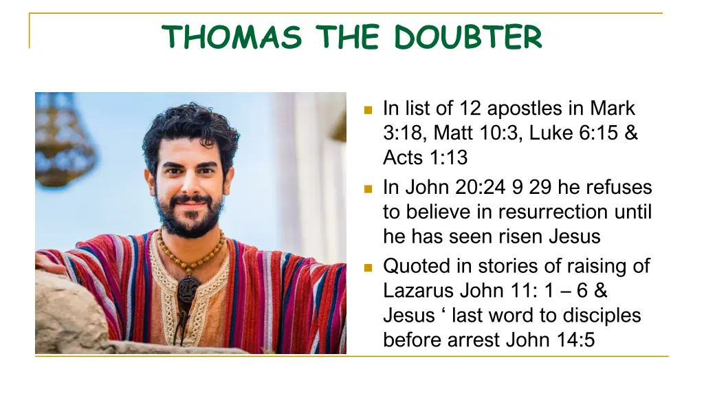 thomas the doubter