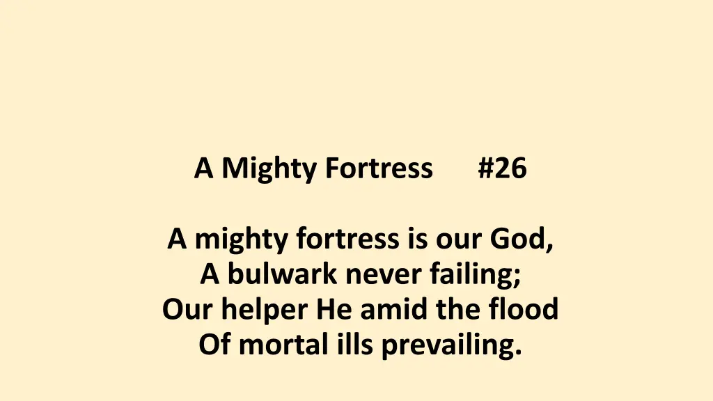 a mighty fortress 26