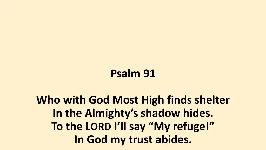 psalm 91