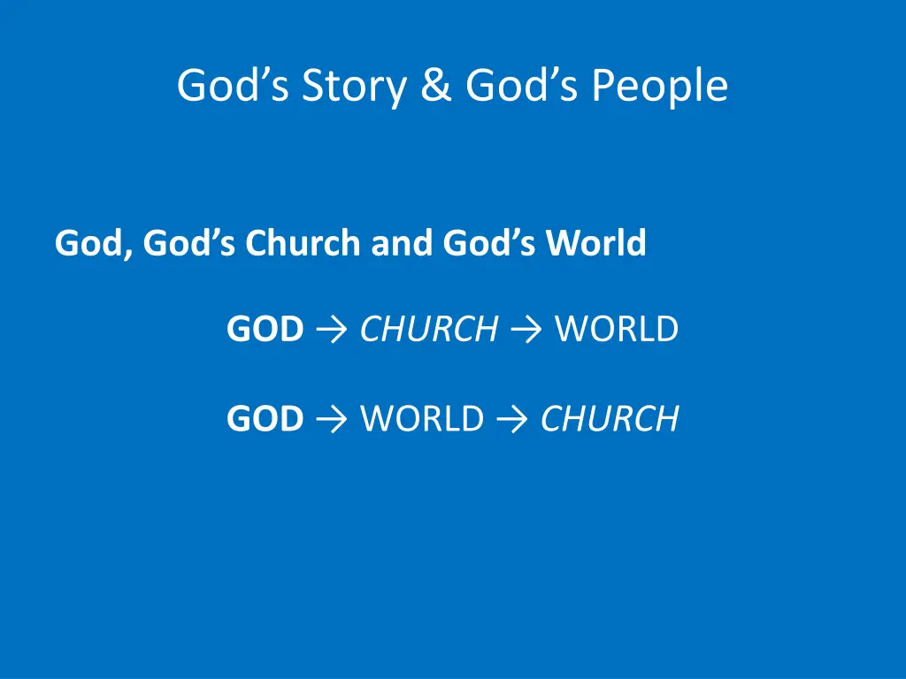 god s story god s people 12