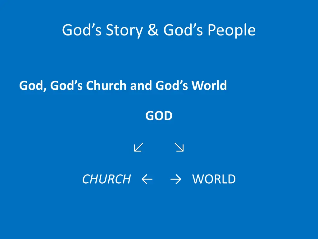 god s story god s people 13