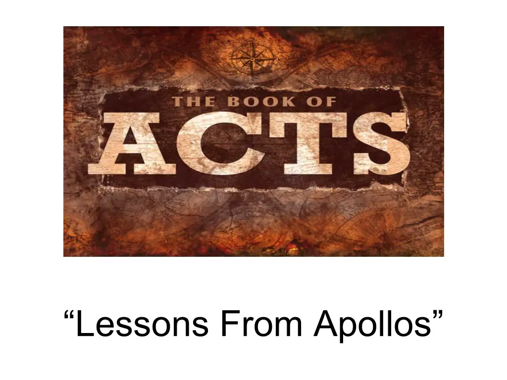 lessons from apollos 2