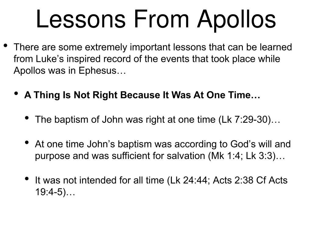 lessons from apollos there are some extremely 6