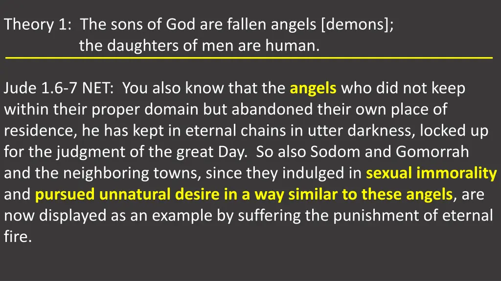 theory 1 the sons of god are fallen angels demons 4