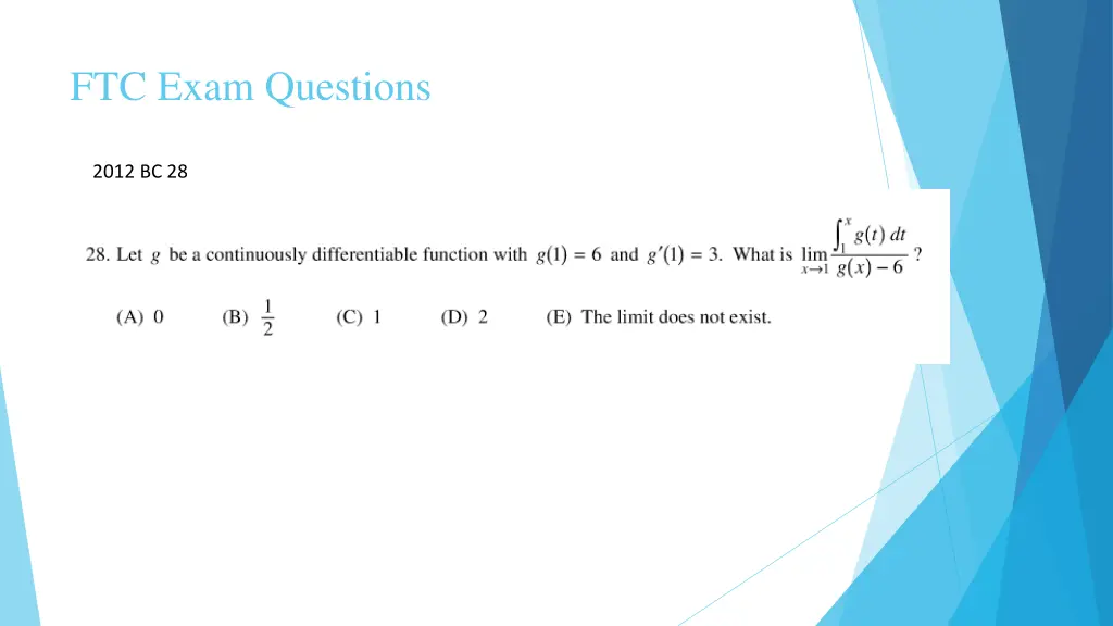 ftc exam questions 12