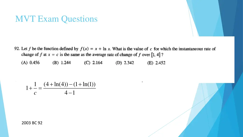 mvt exam questions 1