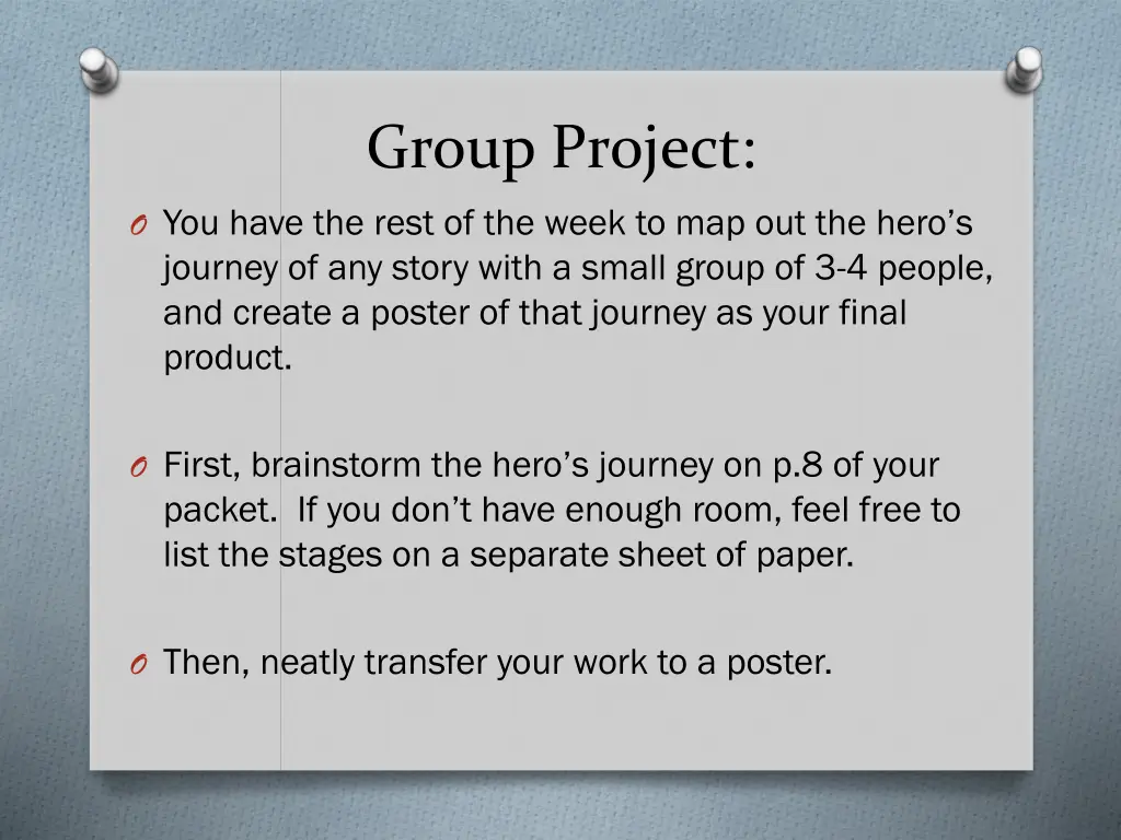 group project