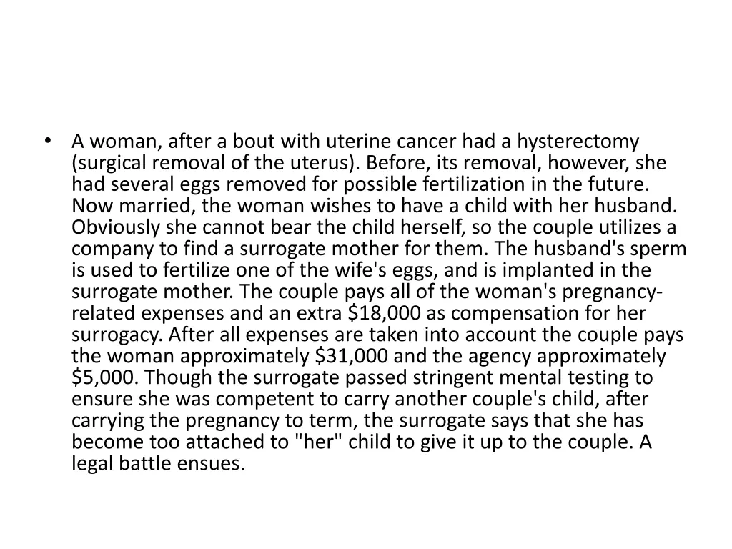 a woman after a bout with uterine cancer