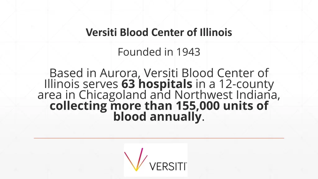 versiti blood center of illinois founded in 1943