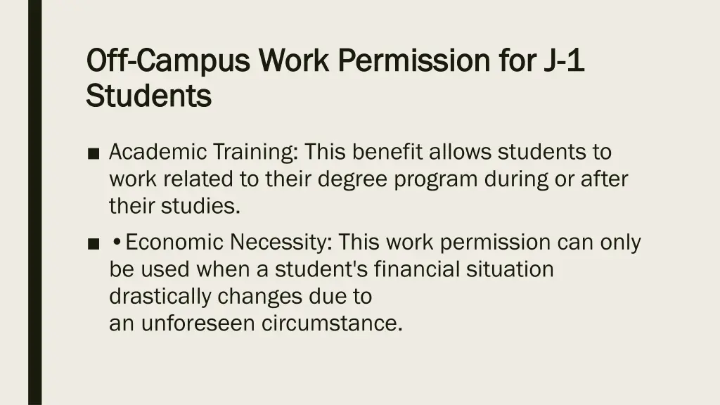 off off campus work permission campus work 1