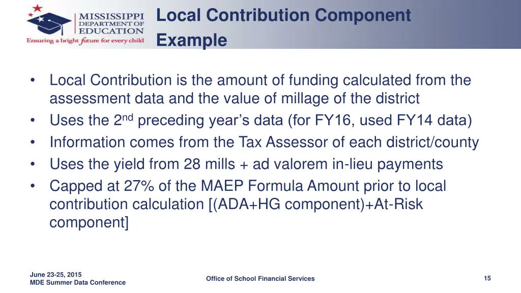 local contribution component example