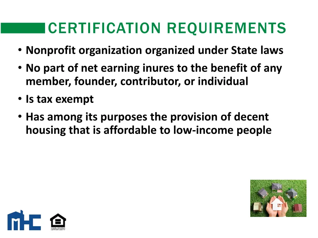 certification requirements