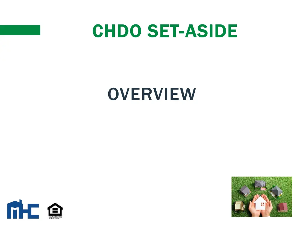 chdo set chdo set aside