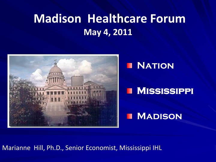 madison healthcare forum may 4 2011