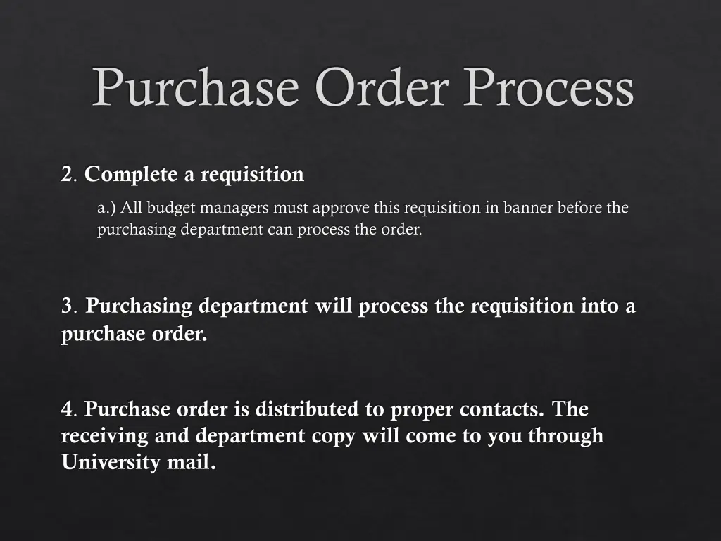 purchase order process 1