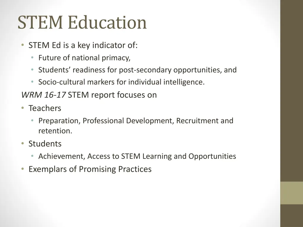 stem education