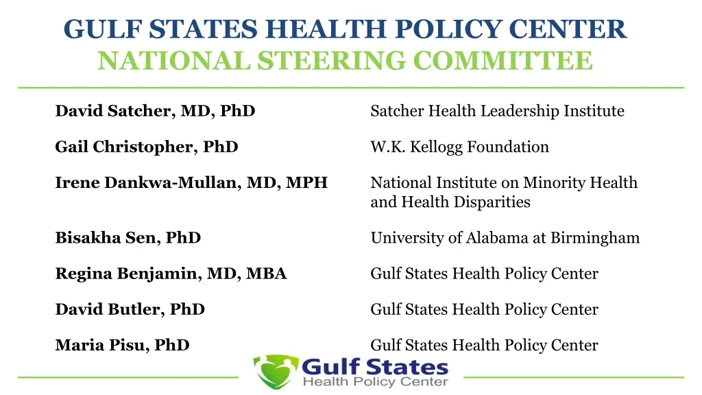 gulf states health policy center national