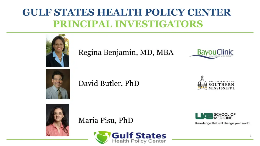 gulf states health policy center principal