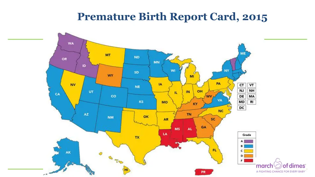 premature birth report card 2015