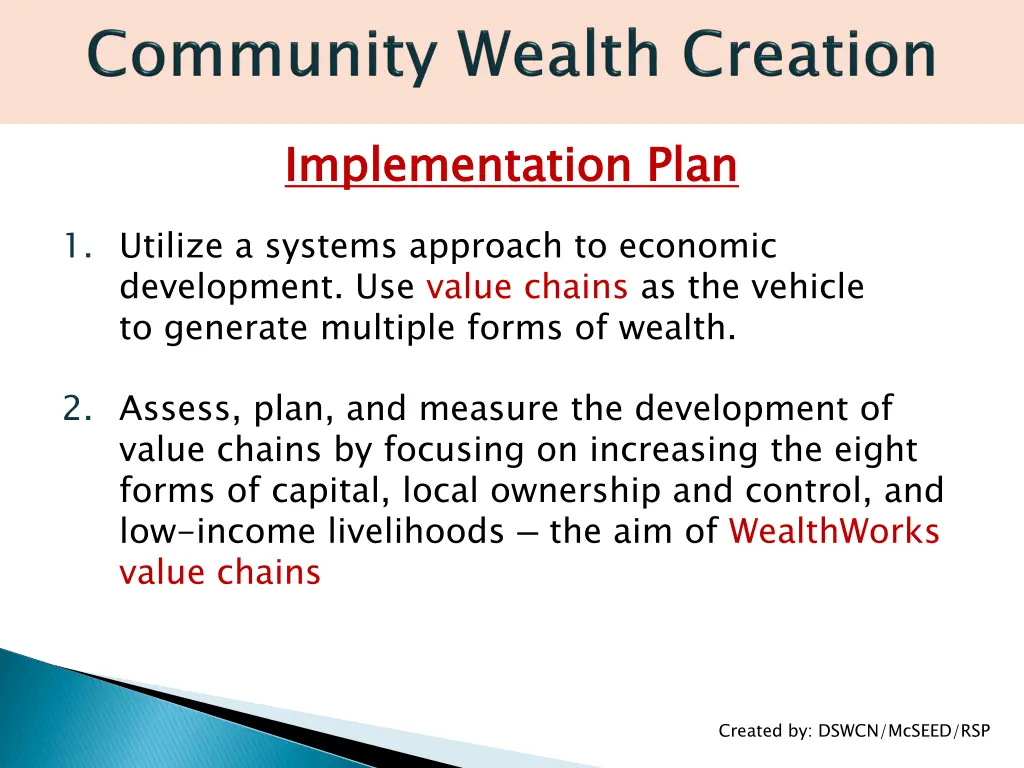 implementation plan