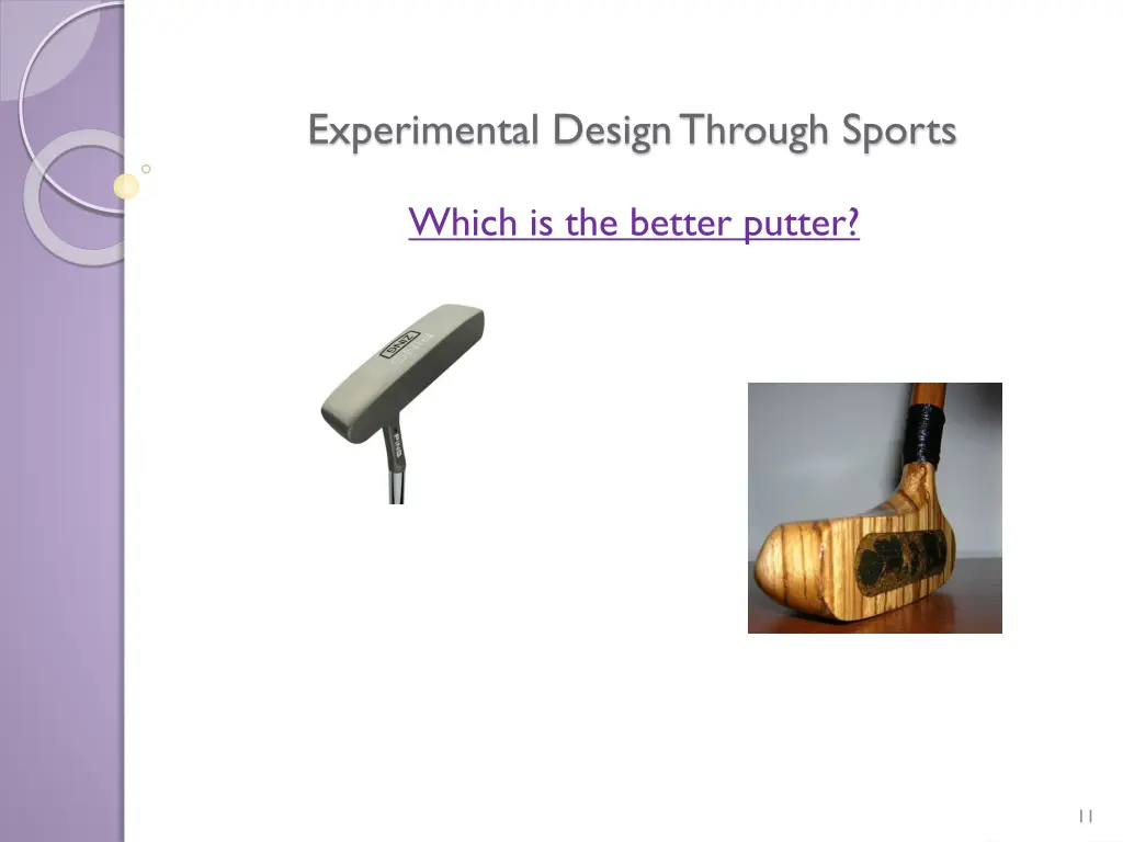 experimental design through sports