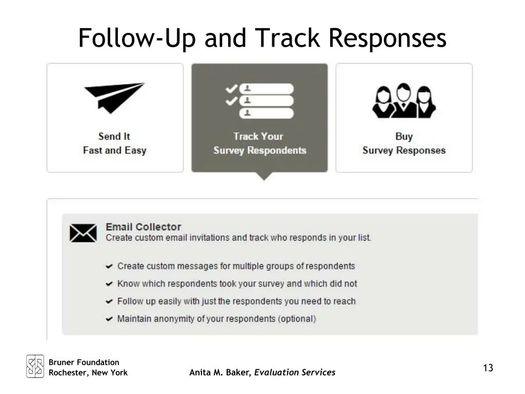 follow up and track responses