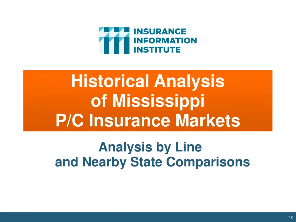 historical analysis of mississippi p c insurance