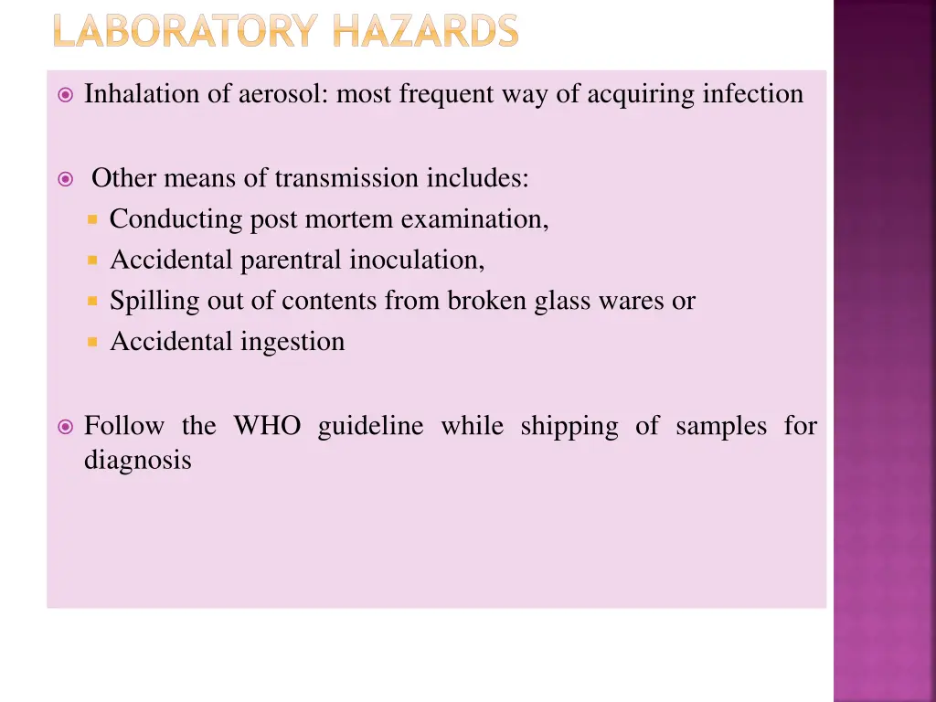 laboratory hazards