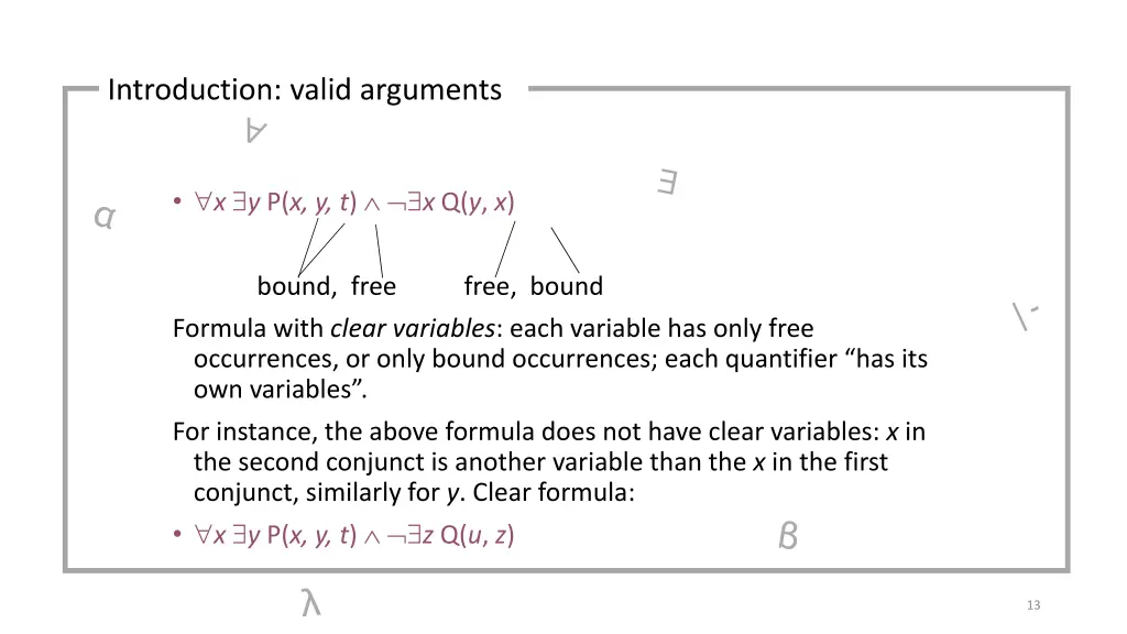 introduction valid arguments