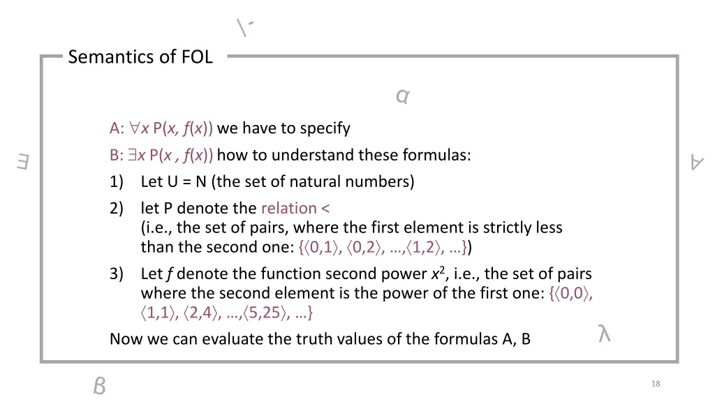 semantics of fol 2