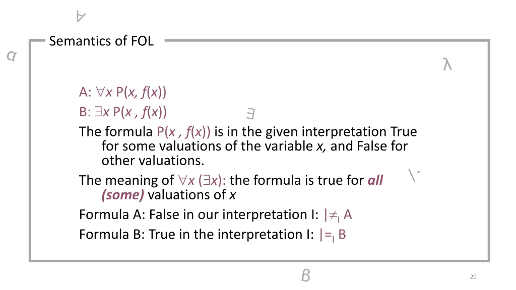 semantics of fol 4