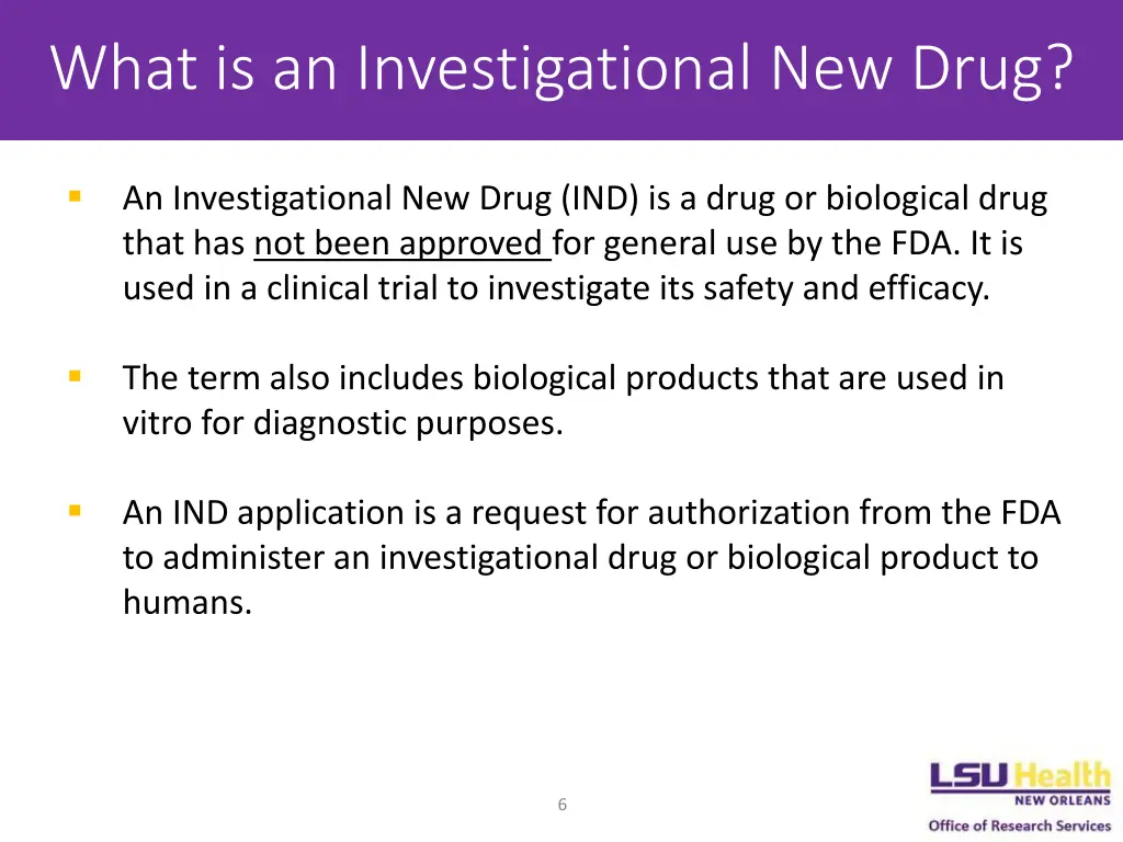 what is an investigational new drug