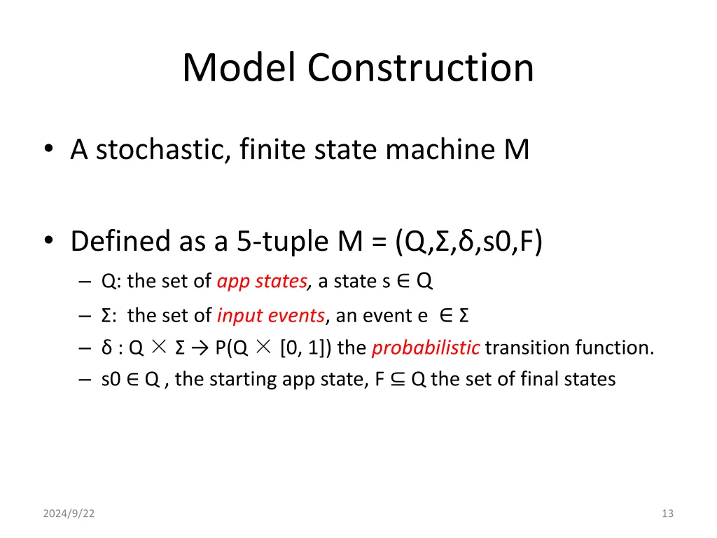 model construction