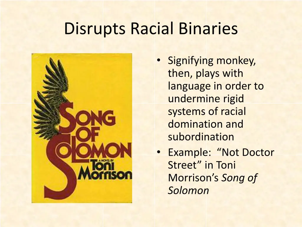 disrupts racial binaries