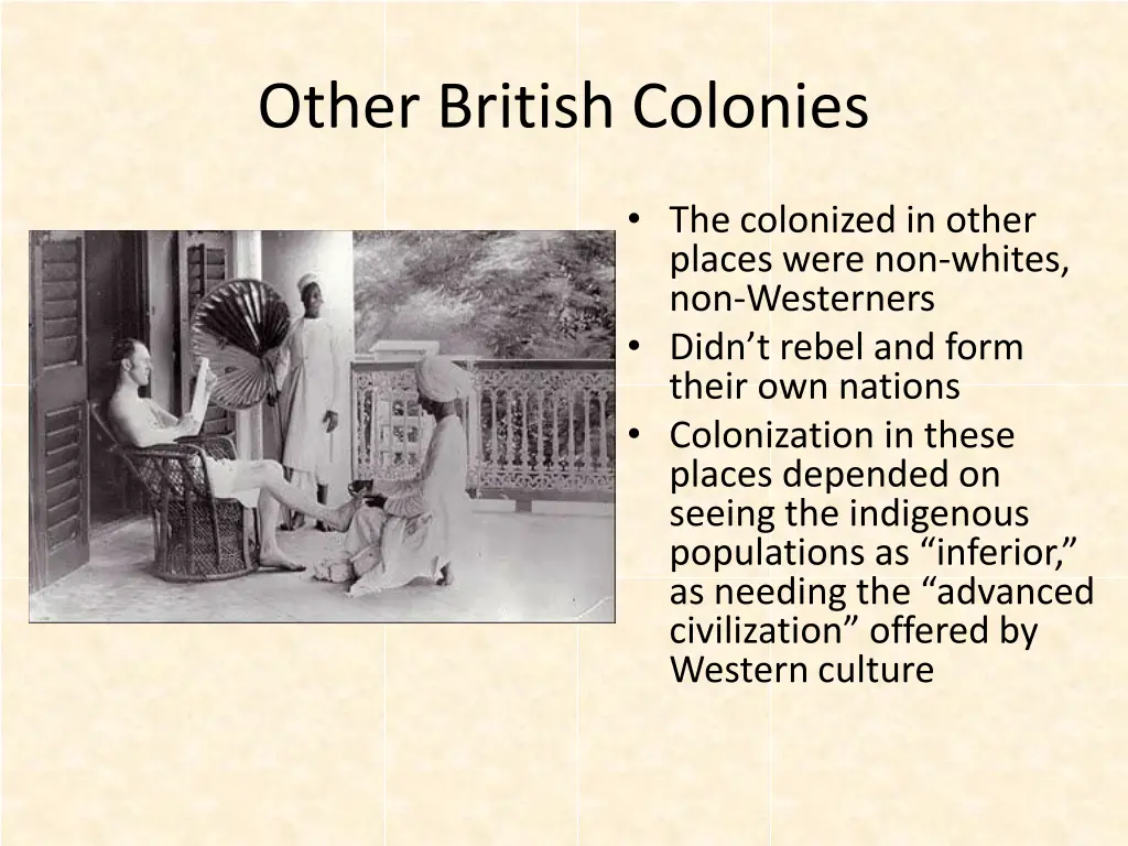 other british colonies