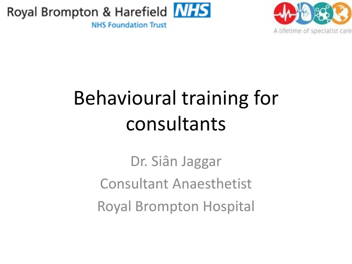 behavioural training for consultants