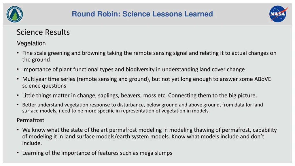 round robin science lessons learned 3