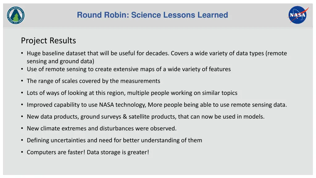 round robin science lessons learned 5