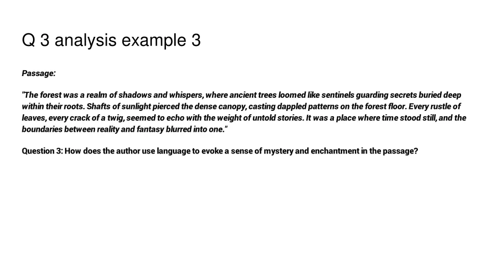 q 3 analysis example 3