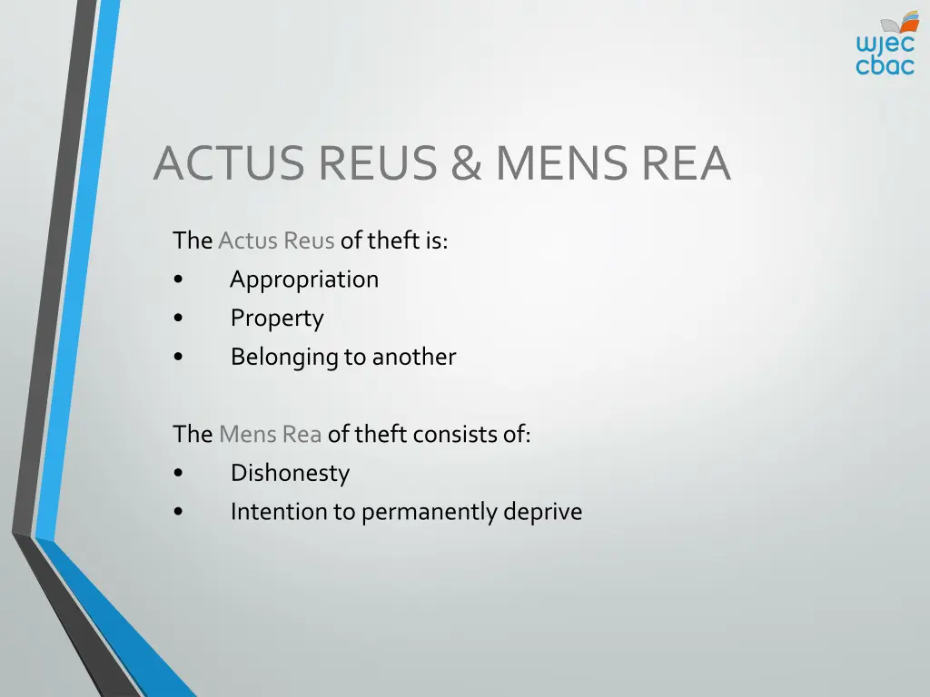 actus reus mens rea