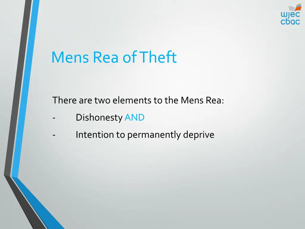 mens rea of theft