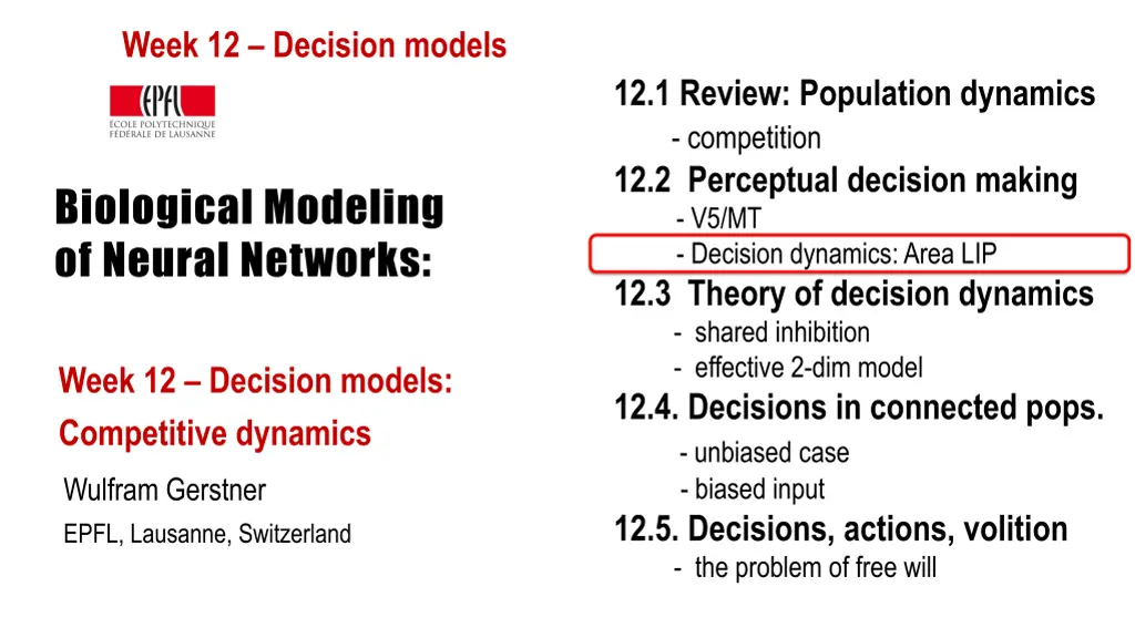 week 12 decision models 2